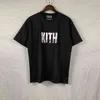 Men's Tshirts Kith Tshirts Kitt Couple Short Sleeved Tshirt Fashion Brand Summer Design Sense Niche Trend Wear Tyg Brands