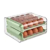 Opslagflessen potten rooster koelkast eierboxen organizer verse doos lade type eieren karton houder stapelbare keuken accessoriesessor