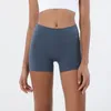 Hizala Lu-07 kadın Yoga Şort Fitness Koşu Egzersiz Rahat Nefes Çabuk Kuruyan Slim Fit Slim Güvenlik Pantolon