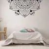 Adesivi murali Decorazioni per la casa Mezza mandala Decalcomania Stile meditazione Camera da letto Murale Finestra di automobile Adesivo Testiera Decalcomanie AY1437Adesivi muraliMuro