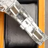 Elmas İzle Otomatik Mekanik Erkek Saatler 40mm Hayat Su Geçirmez Kol Saatleri Erkekler Casual İş Kol Saati Montre De Luxe Katlanır Toka