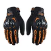 Écran tactile en cuir PU moto extérieur doigt complet gants équipement de protection course Pit Bikes équitation Enduro gants tactiques