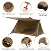 Onetitigris 3 Saison Tent Backwoods Bungalow Ultralight Shelter Baker Style Tent pour Bushcrafters Survivalists Camping Randing H220419