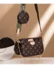 ACCESSORI MULTI POCHETTE borsa pochette tracolla borsa da sera tracolla vera pelle Luxurys due tasche staccabili catena rimovibile tracolla regolabile staccabile