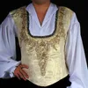 gold white chiffon professional ballet jacket tops costume boys classical dance costume men BM0002