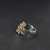 Cluster Rings Dragonfly Ring 925 Silver Anillos Fashion S925 Sterling for Men Регулируемый размер Baguecluster Edwi22