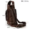 Waist bag Cht Crazy Horse Leisure Msenger Leather Single Shoulder Bag Men's Cowhide Outdoor Backpack