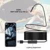 Wireless WiFi Endoscope Camera 2m 1200P HD Inspection Camera IP67 Hard/Soft Cable USB Borescope For Car Android IOS Smart Phone