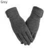 Five Fingers Gloves Fashion Touch Screen Winter Women Velvet Thicken Warm Mittens Thermal Driving Ski Windproof
