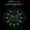 Moda mężczyźni marka marki Watch wielofunkcyjne puste zegarek mechaniczny Luminous Waterproof