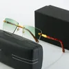 Nuevas gafas de sol de negocios para hombres y mujeres MABACH Luxury 24K Plating Match brazos de marfil carey cuerno de búfalo Diseñador glass6369457