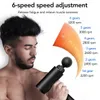 6-gear Adjustment Deep Vibration Massage Gun Sports Recovery Fascia Fitness Exercise Muscke Pain Relief Massager