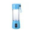 380 ml fruitgroentegereedschap Persoonlijke blenders draagbare mini blender USB Juicer Cup Electric Juicer -fles
