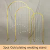 Party Decoration Placage Gold Placage N.