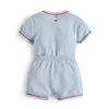 Bébé garçon tricoté vêtements ensemble bébé espagnol boutique vêtements été enfant en bas âge chemise shorts 2 pièces costume garçons fête d'anniversaire tenues 220507