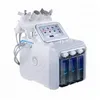 6 em 1 Coréia Aqua Peeling Machine Hydra Oxyge Facial Diamante Diamante Máquina H2O2 Hydrafacials Machine