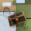 Qualità di livello superiore Luxuri Digner Borsa Msenger grande Borsa da donna in vera pelle marrone Borsa con patta Borsa a tracolla Borsa a tracolla Sier Borse a catena Cerniera Portafoglio frizione con scatolaG694