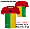 GUINEA BISSAU t shir fai da te numero nome cusom gratuito Uomo 3D T shir Casual Shor Sleeve O Neck Fashion shir Tees 220620