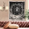 Tapisserie de Tarot La Lune Étoile Soleil Tapisserie Europe Médiévale Divination Tapisseries Tenture Murale Tapisseries Murales Mystérieuses pour La Maison D