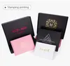 Caja de almacenamiento para papel de regalo, color negro, rosa y blanco, caja de regalo corrugada de 3 capas, 79 tamaños que admiten tamaños personalizados y logotipo impreso