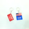 Party Favor 2024 US Election Keychain Pendant Home Decor TRUMP Campaign Slogan Plastic Keychain