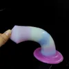 Грубая зверя дизайн дизайна прикладка с всасывающей чашкой медузы Цвета Силиконовый мягкий анальный дилдо эротические сексуальные игрушки для мужчин женщин