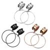 316L Chirurgenstahl Riemenscheibe Ohr Plug Ring Dangle Body Piercing Tunnel Ohr Expander für Frauen und Mädchen