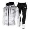 Testros de tracksuits masculinos Autumn/Winter Tracksuit -madre para capuz de pesca masculino PLUSTE lã de esportes de lã ao ar livre de manga longa de manga comprida