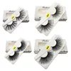 Hot 3D MINK Lashes False Eyelashes 25mm In Bulk Custom packaging Cases Labels Soft Dramatic Long lash Makeup fake eyeLash