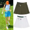 Pantaloncini da golf Gonne Elastico in vita da donna Gonna a pieghe Estate Sport all'aria aperta Skorts Gonna Moda Gonna regolare 220805