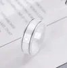 Fashion Black White Ceramic Cluster anelli bague anillos per uomo e donna fidanzamento sposi gioielli regalo amante