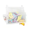 Bébé salle de bain jouets sac de rangement enfants bain jouet filet sacs enfants Animal imprimé dessin animé grande capacité tenture murale sacs PVC Portable douche organisateur pochette B7996