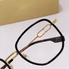 Optische Brillen für Männer Frauen Retro 1361 Stil Anti-Blaulicht-Linsenplatte Vollrahmen mit Box