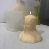 Strumenti dell'artigianato Busto della ragazza velata della candela della candela Stampo del silicone per la decorazione del desktop fatto a mano Gypsum Della resina epossidica