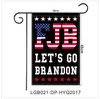 Lets Go Brandon Garden Bandle 30x45cm EUA Presidente Biden FJB Bandeiras ao ar livre Decoração do quintal Bandeiras American Banner Ornamentos C0607G079509886