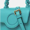 Borsa per borse a borse a borse di alta qualità da donna con panoramica maniglia a catena della borsa vera lettere di moda mini portafoglio in pelle Flip Wal2597