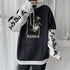 Sweats à capuche pour hommes Sweatshirts Japon Anime Black Clover Hommes Cool Asta Manga Harajuku Streetwear surdimensionné à manches longues unisexe hiver à capuche 230206