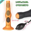 Silikon Anal Plug Aufgeblasen Luftstrom Push Vagina Ovipositor G-punkt Stimulation Prostata Massage Ei Butt Erwachsene sexy Spielzeug