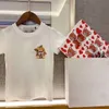 22 çocuk T-Shirt Çocuk Kısa Kollu Tişörtler Çocuk Erkek Kız kadın erkek mektubu T Gömlek Yaz Giysileri Tops saf pamuk bebek yarım kollu ebeveyn-çocuk üst 12 renk