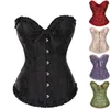 Corsetto con lacci da donna Corsetto più bustier Corsetto con disossamento in vita Body Shaping Dimagrante Biancheria intima sexy taglie forti