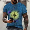 Été Hommes Simple Conception Couleur Mosaïque Motif Homme T-shirt Mode Casual À Manches Courtes Top Marque Hommes Vêtements Tops Taille 6XL 220607