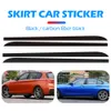 2 Stuks Auto Decals Side Rok Sill Streep Lichaam Stickers BlackCarbon Fiber Zwart Voor Bmw 1 3 4 5 6 Serie F30 F35 F313027552