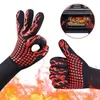 1pc 500/800 Degree Oven Mitts Handschoenen BBQ Silicon Handschoenen Hoge Temperatuur Anti-Scanding Isolatie Barbecue Magnetron Koken