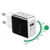 3A QC3.0 Mobiltelefon 12W Charger 5V/9V/12 Fast American Standard Head Travel Charing Wire Ritning