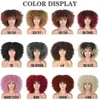 Nxy Wigs Chemical Fiber Full Head Hair Female Small Curly Explosive s Headcover 220527