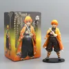 애니메이션 15CM 악마 슬레이어 액션 피규어 Kamado Tanjirou Agatsuma Zenitsu Nezuko Warrior PVC 모델 완구