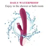 10 Geschwindigkeit G Spot Rabbit Vibrator für Frauen sparsamer wasserdichte Dildo -Vibratoren Soft Clitoris Spielzeug Erotik Erwachsener Produkte Q0508