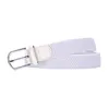 Niche Design Golf Belt Men's and Women's Stretch Knit Pin Buckle No Hole Casual Fashion Versatile Sports Jeans Belt Accessories