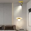 Bedside Pendant Lampor Nordic Light Luxury Minimalist med Spotlight Long Line Hängande Ljus Modern Creative Bar LED-lampa 2338 #
