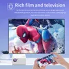 T10 1080p Full HD Portable Andriod TV Projector com palestrante hifi estéreo Smart Cinema Video Projectors home theater